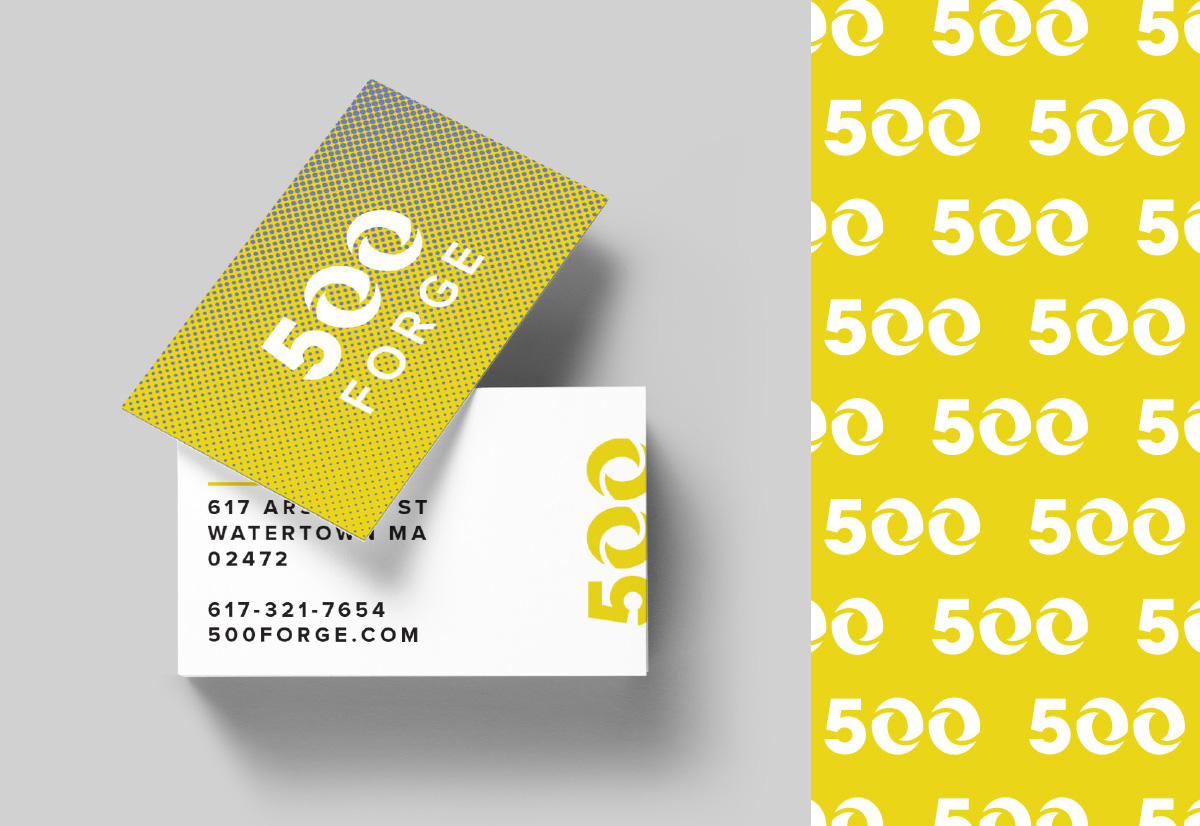 500 Forge business card